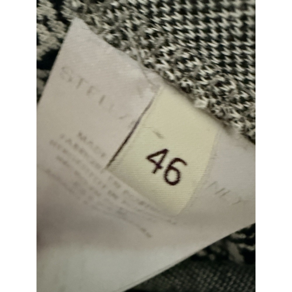 Stella McCartney Dress 46 Wool Blend Textured Knit Asymmetrical Hem Minimalist - Picture 15 of 16